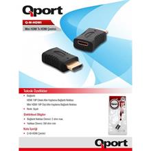 Qport Q-M-Hdmı Mini Hdmı-Hdmı Çevırıcı - 1
