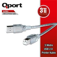 Qport Q-Pr3 Usb 2.0 3M Prınter Kablosu - 2