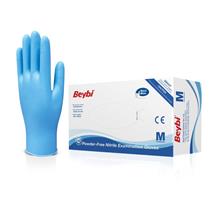 Beybi Pudrasız Nitril Mavi (M) Medium Beden Muayene Eldiven 100Lü Paket(800.40.50.0005)