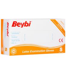 Beybi Lateks Pudralı (S) Small Beden Muayene Eldiven 100Lü Paket(800.40.50.0009)