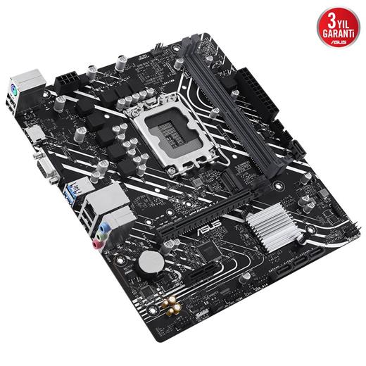 Asus Prime H610M-K Argb Intel Soket Lga1700 Ddr5 5600Mhz Matx Gaming (Oyuncu) Anakart(100.15.10.0365)