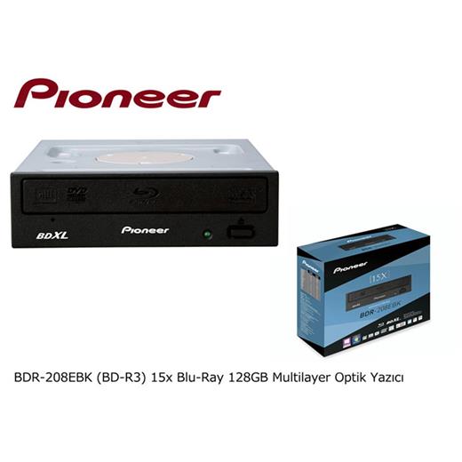 Pioneer Bdr-208Ebk (Bd-R3) 15X Blu-Ray 128Gb Multilayer Optik Yazıcı(100.45.10.0023)