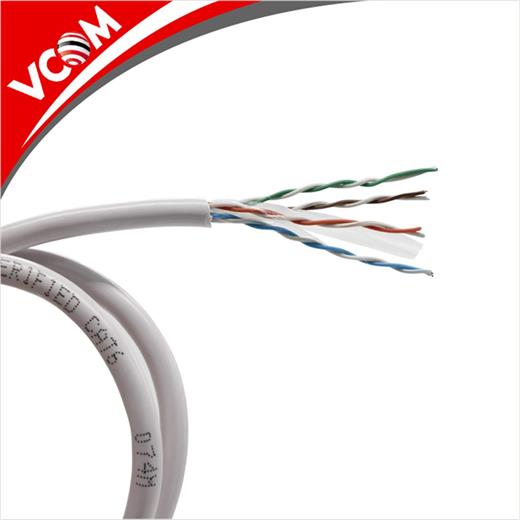 Vcom Nc614-305 Utp Cat6 23 Awg 0.57Cca 305Mt Gri Kablo(250.10.50.0126)