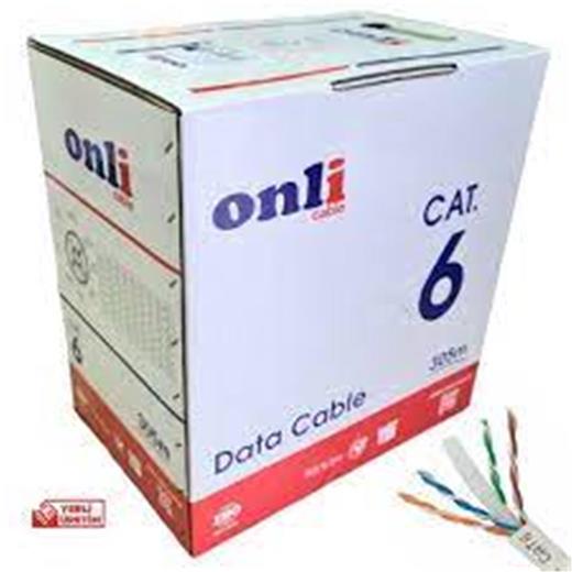 Onli U-Utp 24 Awg Cca 100 Metre Cat6 Kablo (250.10.50.0343)
