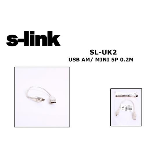 S-Link Sl-Uk2 Mini 5P To 0.20Mt Usb Kamera Kablosu(250.10.70.0027)
