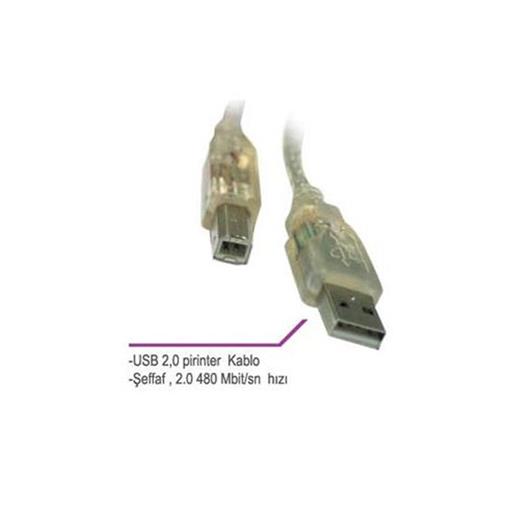 S-Link Sl-U2015 1.5Mt 2.0 Usb Yazıcı Kablosu(250.10.70.0036)