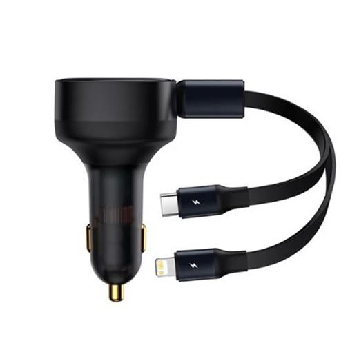 Baseus Enmt 2İn1 30W C+ Lgt Araç Cihazı (Cgtx00001)(250.20.20.0150)