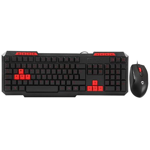 Everest Km-6825 Siyah Usb Kırmızı Tuşlu Türkçe Multimedia Klavye + Mouse Set(300.10.30.0057)