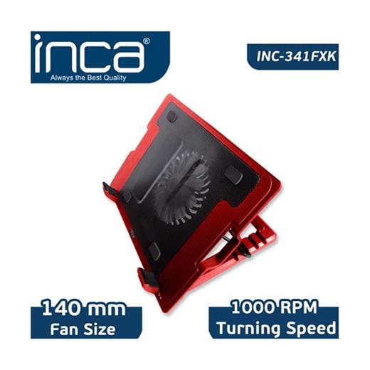 Inca Inc-341Fxk Kırmızı Ergonomik Sessiz Usb Notebook Soğutucu(300.45.10.0028)
