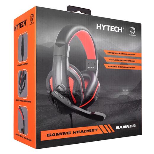 Hytech Hy-G9 Banner Siyah-Kırmızı Gaming Oyuncu Mikrofonlu Kulaklık(300.70.30.0209)