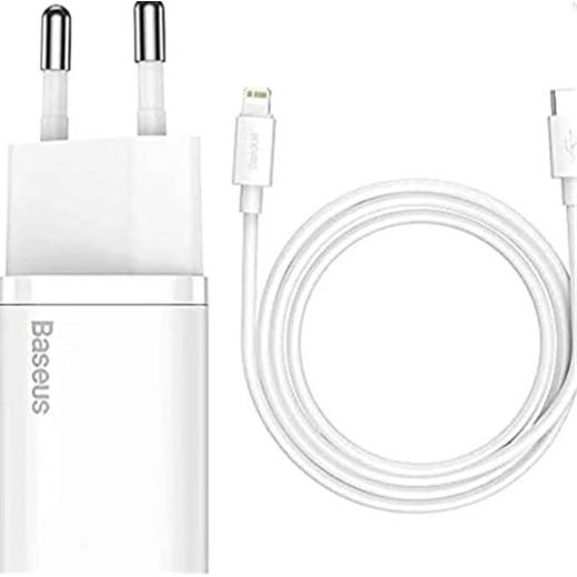 Baseus Tzccsup-B02 20W C+C Beyaz Şarj Aleti(300.70.40.0093)