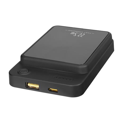 S-Link M1021 10000Mah Magsafe 15W Hsc22.5W+Pd20W+Qc3.0 Siyah Lcd Taşınabilir Şarj Cihazı Powerbank(420.60.10.0204)