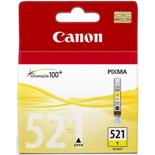 Canon Clı-521Y Yellow Sarı Mürekkep Kartuş Mp260-540-550-560-620-630 Mx860-870(450.10.20.0057)