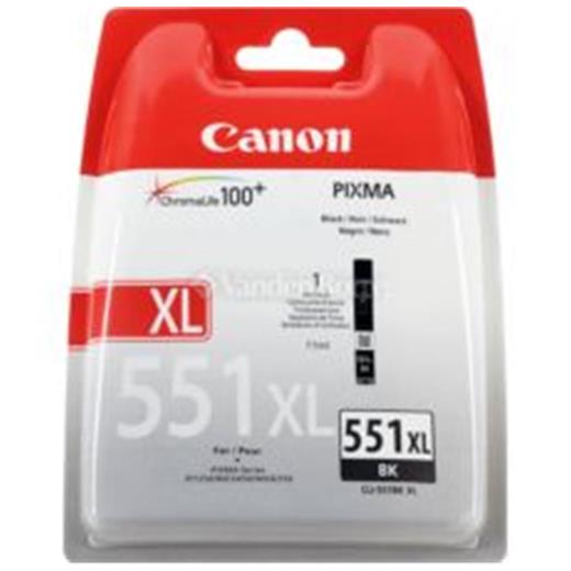 Canon Clı-551Xl Bk Black Siyah Yüksek Kapasiteli Mürekkep Kartuş Ip7250 Mx925(450.10.20.0069)