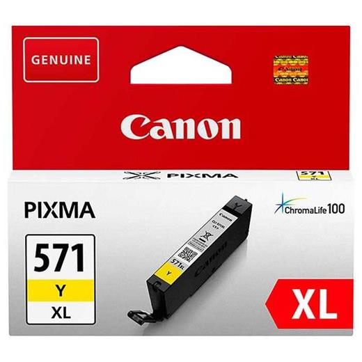 Canon Clı-571Xl Y Yellow Sarı Yüksek Kapasiteli Mürekkep Kartuş Ts5050-9050(450.10.20.0079)