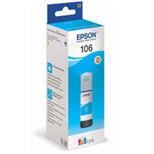 Epson 106 Cyan Mavi Şişe Mürekkep T00R240 L7160-7180(450.10.40.0021)