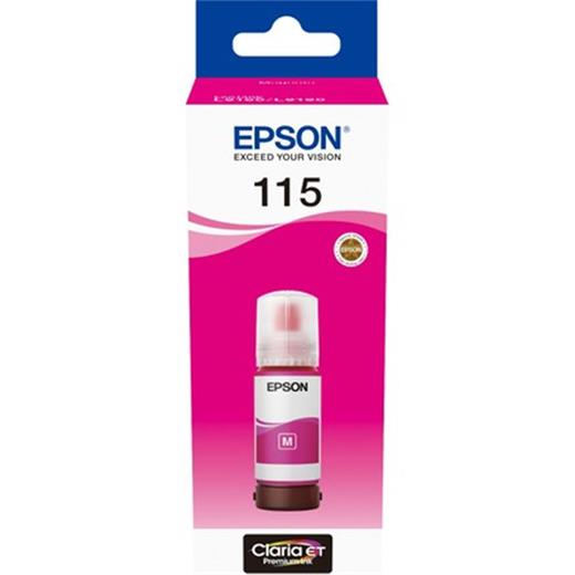 Epson 115 Magenta Kırmızı Şişe Mürekkep T07D34A L8160-L8180(450.10.40.0042)