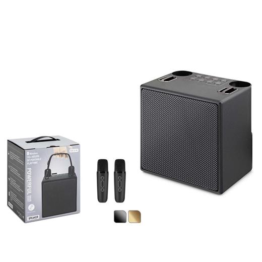 Hadron M83 Siyah  Bluetooth Karaoke 2 Mikrofonlu Speaker 10W 170-129-205Mm(550.20.30.0125)