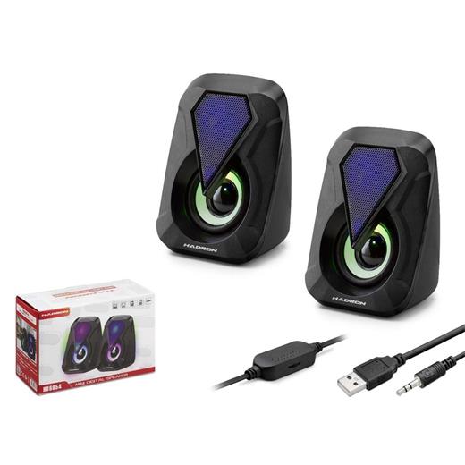 Hadron Hd6054 Bilgisayar Speaker  1.1 Ledli Siyah(550.50.10.0058)