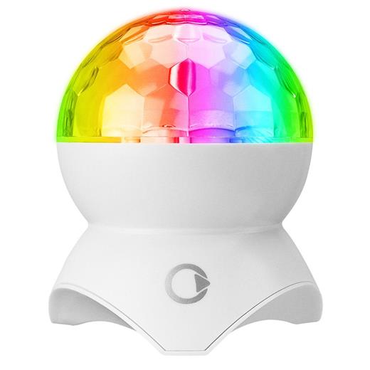 Mikado Md-X740 Beyaz Şarjlı Bt-Tf Cart-Usb Tavan Led Işıklı Disko Topu Speaker(550.50.50.0138)