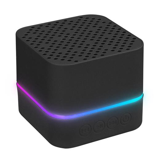 Mikado Md-18Bt Siyah Dc 5V-Usb Tf Kartlı Bluetoothlu Led Işklı Şarjlı Speaker(550.50.50.0139)