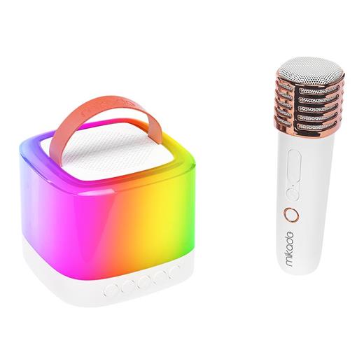 Mikado Md-16Bt Favorite Beyaz Tf Kart Destekli Bluetooth Wireless Karaoke Mikrofonlu 1200Mah Speaker(550.50.50.0154)