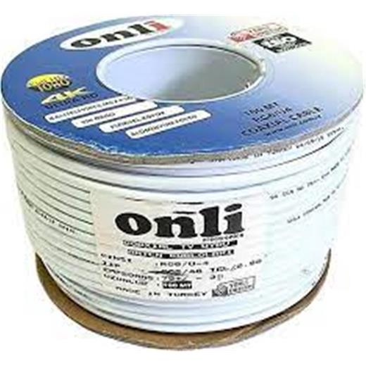 Onli Rg6-U4 48 Tel 0,90 Ccs-Al 100 Metre Anten Uydu Kablosu (550.60.70.0026)