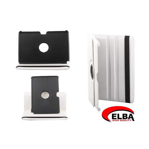 Elba Samsung Tab2 P3100 Renkli Kılıf 360 Derece Dönebilen (Kırmızı-Siyah-Beyaz)(750.70.30.0016)
