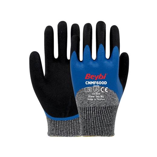 Beybi Cnmf610D 10 Beden 12Li Kesilmeye Dayanıklı Mikro Köpük 3-4 Nitril Kaplı Eldiven(800.40.10.0076)