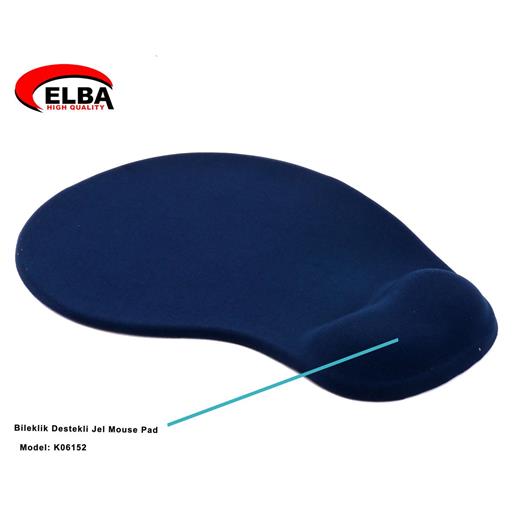 Elba K06152 Bileklikli Jel Mouse Pad Mavi(950.15.10.0009)