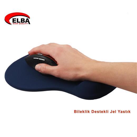 Elba K06152 Bileklikli Jel Mouse Pad Mavi(950.15.10.0009)