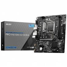 Msı Pro H610M-G Ddr4 Soket 1700 Ddr4 3200(Oc) Pcı-E Gen 4 M.2 Usb3.2 1X 1G Lan Matx  Anakart(100.15.10.0348)