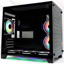 Tiranozor Ti-Game Pulse Black 6 Rgb Fan Black Mesh Gamıng Kasa Power Yok(100.40.10.0277)