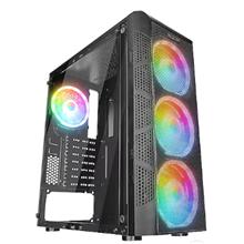 Everest Crest V1 Mesh Temperli Camlı 4X12Cm Auto Rgb Fan Atx Mid-T Gaming Oyuncu Kasası(100.40.10.0296)