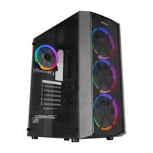 Rampage Blaze Mesh Temperli Camlı Siyah 4- 12Cm Argb Fan M-Atx Mid-T Gaming Oyuncu Kasası Psu Yok(100.40.10.0301)