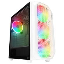 Rampage Zuko 600W 80+ Bronze Beyaz 4-14Cm Rainbow Fan Metal Panel Temper Camlı Oyuncu Kasası(100.40.10.0304)