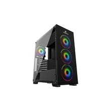 Gameboostergb-Pe05B 600W 80+ Usb3.0 Full Siyah Tempered Glass Rgb Fanlı Kasa(100.40.10.0317)