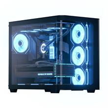 Aerocool Ae P500C Bk 4X12Cm Mirror A-Rgb Fanlı, Panoramik Tempered Panel, Atx (100.40.10.0320)