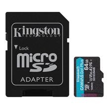 Kingston Sdcg3-64Gb 64Gb Microsdxc Canvas Go Plus 170R A2 U3 V30 Card + Adp Hafıza Kartı (110.30.10.0064)