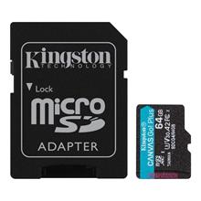 Kingston Sdcg4-64Gb 64Gb Microsdxc Canvas Go Plus Gen4 200Mb-S A2 U3 V30 Card + Adp Hafıza Kartı (110.30.10.0075)
