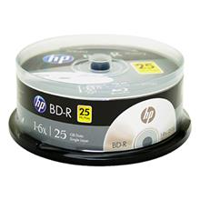 Hp Blu-Ray Bd-R 6X 25Gb 25Li Cake Box Printable(110.40.30.0006)