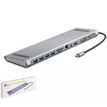Hadron Hdx7854 Type-C Hdtv Combo Type-C + Hdmı 4K 30Hz + 4-Usb3.0 + Vga + Audıo +(250.10.10.0014)