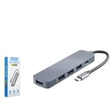 Hadron Hdx7044 Type-C Hub 4-Usb3.0 + Dc Sv Gri(250.10.10.0018)