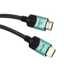 Vcom Cg865-1.5 Siyah Gümüş 1.5Mt 2.1V Hdmi-M-Hdmi-M Kablo (250.10.20.0085)