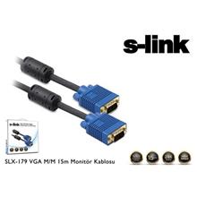 S-Link Slx-179 Vga M-M 15M Monitör Kablosu(250.10.20.0164)