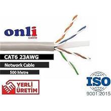 Onli Er-6002 U-Utp 23 Awg Cca Cu 500 Metre Cat6 Kablo(250.10.50.0342)