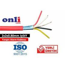 Ersan 2X2X0,80Mm Je-H (St) H Bd  (Cu-Hffr) 100 Metre Yangın Alarm Kablosu(250.10.50.0525)