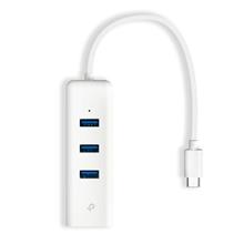 Tp-Link Ue330C 10-100-1000 Mbps 3.0 Type C Ethernet Çevirici + 3 Port Usb Çoğaltıcı(250.20.10.0101)