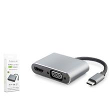 Hadron Hdx7838 Type-C To Hdtv Hdmı 4K 30Hz + Vga 2In1 Gri(250.20.10.0103)