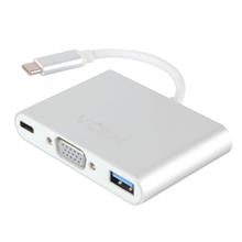 Vcom Cu426M Type-C-M To Vga-F Usb 3.0-F Type-C-F Çevirici(250.20.20.0035)